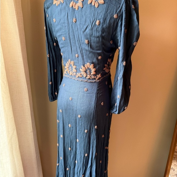 Free People Embroidered Fable Dress - Picture 3 of 7